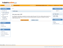 Tablet Screenshot of cheap.tobaccoonline.co.uk